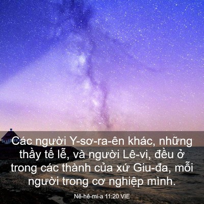 Picture 03 - Nê-hê-mi-a 11:20 VIE - Các người Y-sơ-ra-ên khác, những thầy - Bible Verse Picture