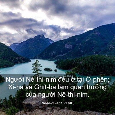 Picture 03 - Nê-hê-mi-a 11:21 VIE - Người Nê-thi-nim đều ở tại Ô-phên; - Bible Verse Picture