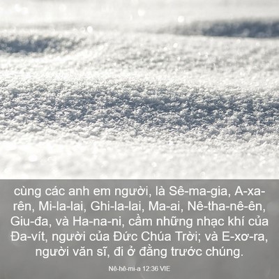 Picture 03 - Nê-hê-mi-a 12:36 VIE - cùng các anh em người, là Sê-ma-gia, - Bible Verse Picture