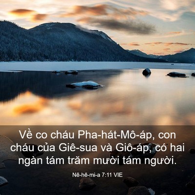 Picture 03 - Nê-hê-mi-a 7:11 VIE - Về co cháu Pha-hát-Mô-áp, con cháu của - Bible Verse Picture