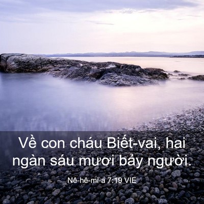 Picture 03 - Nê-hê-mi-a 7:19 VIE - Về con cháu Biết-vai, hai ngàn sáu mươi - Bible Verse Picture