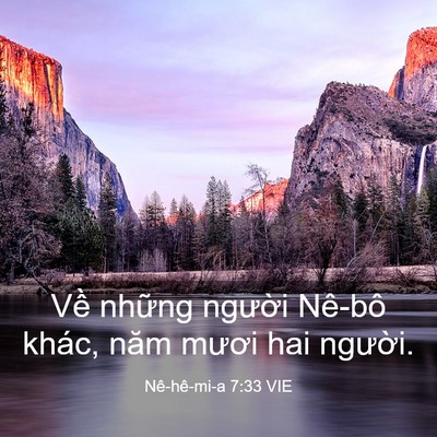 Picture 03 - Nê-hê-mi-a 7:33 VIE - Về những người Nê-bô khác, năm mươi - Bible Verse Picture