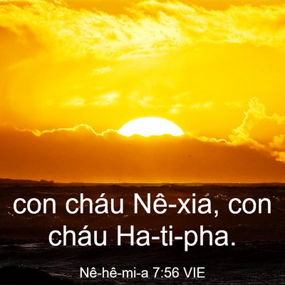 Picture 03 - Nê-hê-mi-a 7:56 VIE - con cháu Nê-xia, con cháu - Bible Verse Picture