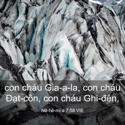 Picture 03 - Nê-hê-mi-a 7:58 VIE - con cháu Gia-a-la, con cháu Đạt-côn, con - Bible Verse Picture