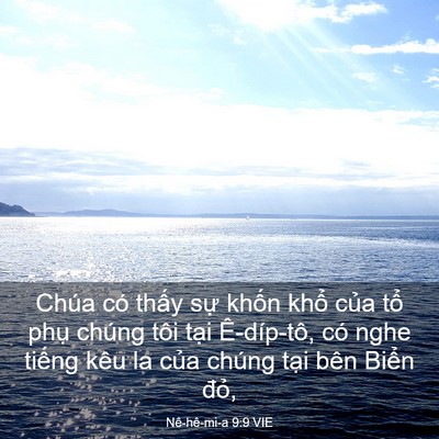 Picture 03 - Nê-hê-mi-a 9:9 VIE - Chúa có thấy sự khốn khổ của tổ - Bible Verse Picture