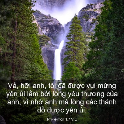Picture 03 - Phi-lê-môn 1:7 VIE - Vả, hỡi anh, tôi đã được vui mừng - Bible Verse Picture