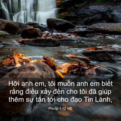 Picture 03 - Phi-líp 1:12 VIE - Hỡi anh em, tôi muốn anh em biết rằng - Bible Verse Picture