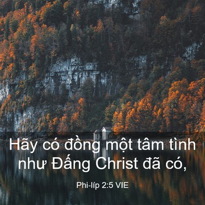Picture 03 - Phi-líp 2:5 VIE - Hãy có đồng một tâm tình như Đấng - Bible Verse Picture