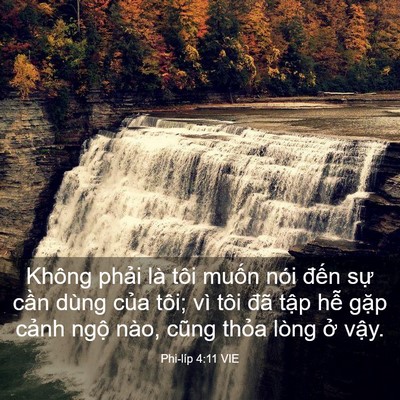 Picture 03 - Phi-líp 4:11 VIE - Không phải là tôi muốn nói đến sự - Bible Verse Picture