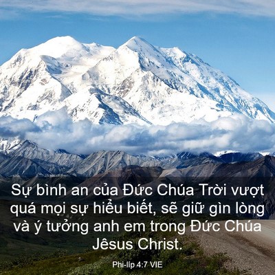 Picture 03 - Phi-líp 4:7 VIE - Sự bình an của Đức Chúa Trời vượt - Bible Verse Picture