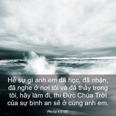 Picture 03 - Phi-líp 4:9 VIE - Hễ sự gì anh em đã học, đã nhận, - Bible Verse Picture