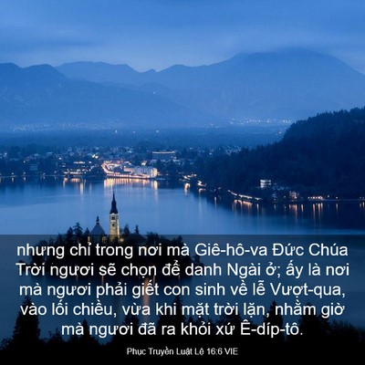 Picture 03 - Phục Truyền Luật Lệ 16:6 VIE - nhưng chỉ trong nơi mà Giê-hô-va Đức - Bible Verse Picture
