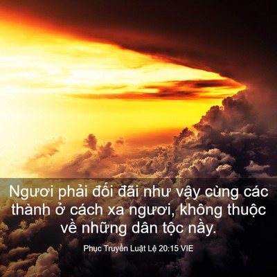 Picture 03 - Phục Truyền Luật Lệ 20:15 VIE - Ngươi phải đối đãi như vậy cùng các - Bible Verse Picture