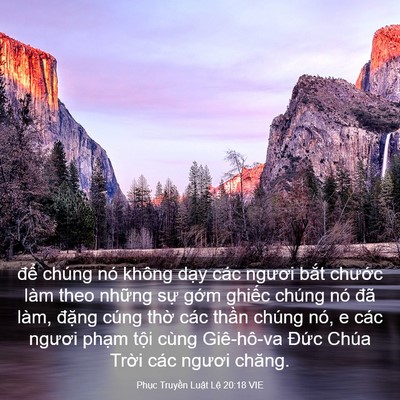 Picture 03 - Phục Truyền Luật Lệ 20:18 VIE - để chúng nó không dạy các ngươi bắt - Bible Verse Picture