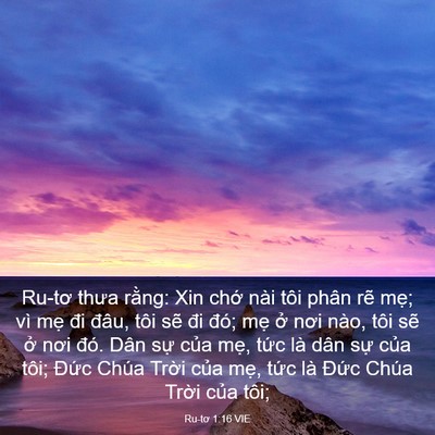 Picture 03 - Ru-tơ 1:16 VIE - Ru-tơ thưa rằng: Xin chớ nài tôi phân - Bible Verse Picture