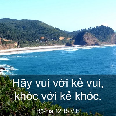 Picture 03 - Rô-ma 12:15 VIE - Hãy vui với kẻ vui, khóc với kẻ - Bible Verse Picture
