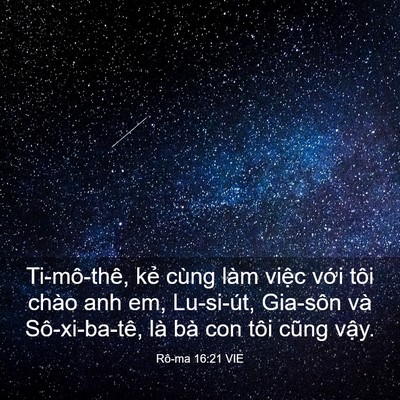Picture 03 - Rô-ma 16:21 VIE - Ti-mô-thê, kẻ cùng làm việc với tôi - Bible Verse Picture
