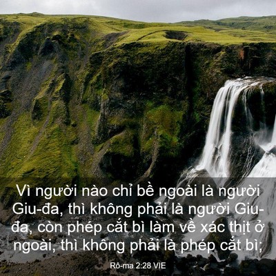 Picture 03 - Rô-ma 2:28 VIE - Vì người nào chỉ bề ngoài là người - Bible Verse Picture