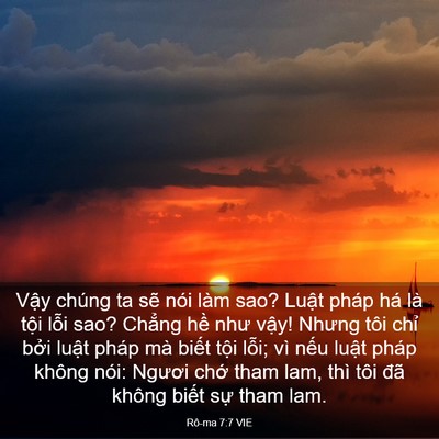 Picture 03 - Rô-ma 7:7 VIE - Vậy chúng ta sẽ nói làm sao? Luật pháp - Bible Verse Picture
