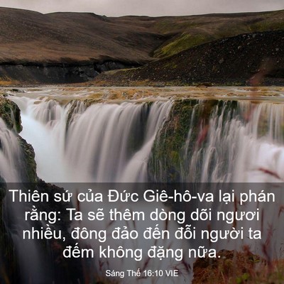 Picture 03 - Sáng Thế 16:10 VIE - Thiên sứ của Đức Giê-hô-va lại phán - Bible Verse Picture