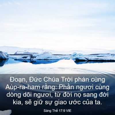 Picture 03 - Sáng Thế 17:9 VIE - Đoạn, Đức Chúa Trời phán cùng - Bible Verse Picture