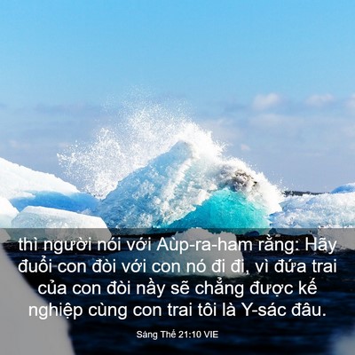 Picture 03 - Sáng Thế 21:10 VIE - thì người nói với Aùp-ra-ham rằng: Hãy - Bible Verse Picture