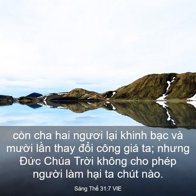 Picture 03 - Sáng Thế 31:7 VIE - còn cha hai ngươi lại khinh bạc và - Bible Verse Picture