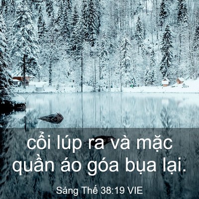 Picture 03 - Sáng Thế 38:19 VIE - cổi lúp ra và mặc quần áo góa bụa - Bible Verse Picture