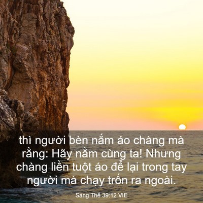 Picture 03 - Sáng Thế 39:12 VIE - thì người bèn nắm áo chàng mà rằng: - Bible Verse Picture