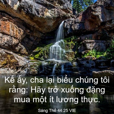 Picture 03 - Sáng Thế 44:25 VIE - Kế ấy, cha lại biểu chúng tôi rằng: - Bible Verse Picture