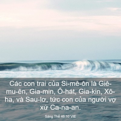 Picture 03 - Sáng Thế 46:10 VIE - Các con trai của Si-mê-ôn là Giê-mu-ên, - Bible Verse Picture