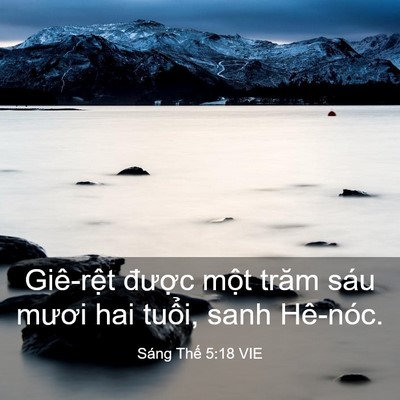 Picture 03 - Sáng Thế 5:18 VIE - Giê-rệt được một trăm sáu mươi hai - Bible Verse Picture