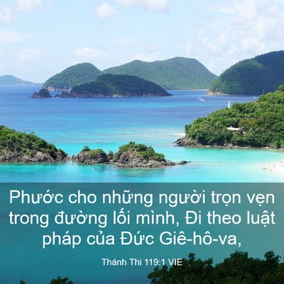 Picture 03 - Thánh Thi 119:1 VIE - Phước cho những người trọn vẹn trong - Bible Verse Picture