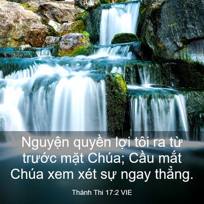 Picture 03 - Thánh Thi 17:2 VIE - Nguyện quyền lợi tôi ra từ trước - Bible Verse Picture