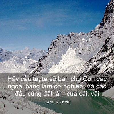 Picture 03 - Thánh Thi 2:8 VIE - Hãy cầu ta, ta sẽ ban cho Con các ngoại - Bible Verse Picture