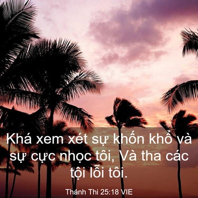 Picture 03 - Thánh Thi 25:18 VIE - Khá xem xét sự khốn khổ và sự cực - Bible Verse Picture