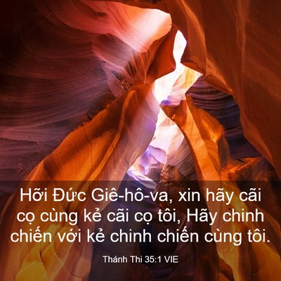Picture 03 - Thánh Thi 35:1 VIE - Hỡi Đức Giê-hô-va, xin hãy cãi cọ - Bible Verse Picture