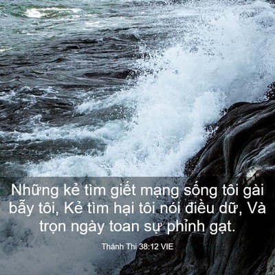 Picture 03 - Thánh Thi 38:12 VIE - Những kẻ tìm giết mạng sống tôi gài - Bible Verse Picture