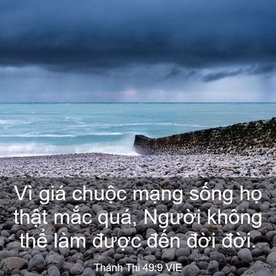 Picture 03 - Thánh Thi 49:9 VIE - Vì giá chuộc mạng sống họ thật mắc - Bible Verse Picture