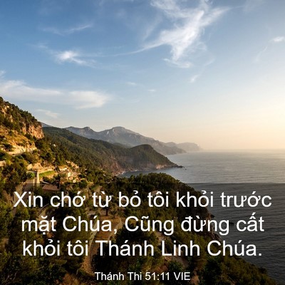 Picture 03 - Thánh Thi 51:11 VIE - Xin chớ từ bỏ tôi khỏi trước mặt - Bible Verse Picture