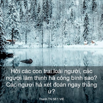 Picture 03 - Thánh Thi 58:1 VIE - Hỡi các con trai loài người, các ngươi - Bible Verse Picture