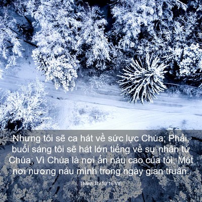 Picture 03 - Thánh Thi 59:16 VIE - Nhưng tôi sẽ ca hát về sức lực Chúa; - Bible Verse Picture