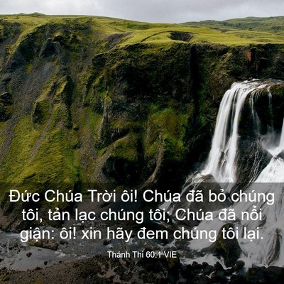 Picture 03 - Thánh Thi 60:1 VIE - Đức Chúa Trời ôi! Chúa đã bỏ chúng - Bible Verse Picture
