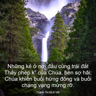 Picture 03 - Thánh Thi 65:8 VIE - Những kẻ ở nơi đầu cùng trái đất - Bible Verse Picture