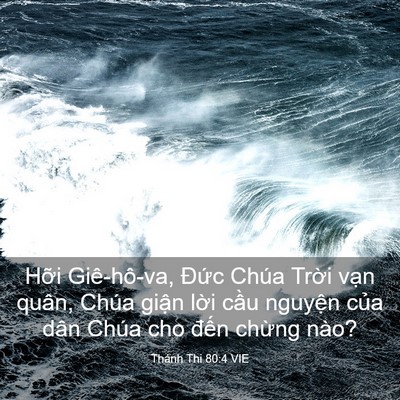 Picture 03 - Thánh Thi 80:4 VIE - Hỡi Giê-hô-va, Đức Chúa Trời vạn - Bible Verse Picture