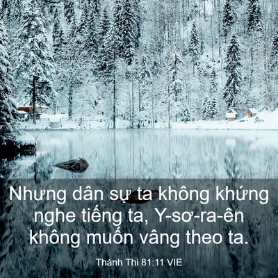Picture 03 - Thánh Thi 81:11 VIE - Nhưng dân sự ta không khứng nghe tiếng - Bible Verse Picture
