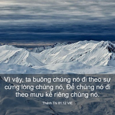 Picture 03 - Thánh Thi 81:12 VIE - Vì vậy, ta buông chúng nó đi theo sự - Bible Verse Picture