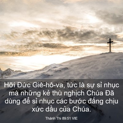 Picture 03 - Thánh Thi 89:51 VIE - Hỡi Đức Giê-hô-va, tức là sự sỉ - Bible Verse Picture