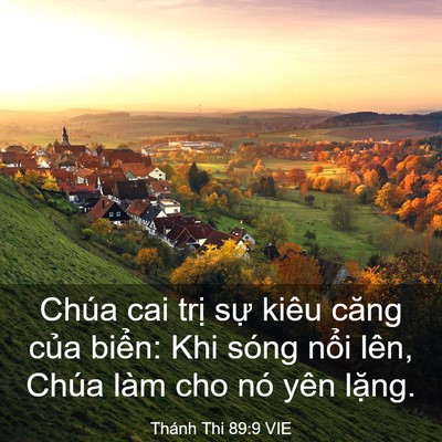 Picture 03 - Thánh Thi 89:9 VIE - Chúa cai trị sự kiêu căng của biển: - Bible Verse Picture