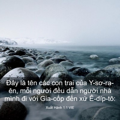 Picture 03 - Xuất Hành 1:1 VIE - Đây là tên các con trai của Y-sơ-ra-ên, - Bible Verse Picture